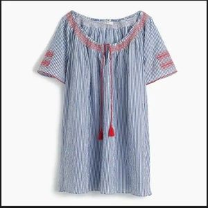 J Crew off the shoulder tunic/dress